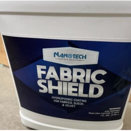 Nanotech FABRIC SHIELD Hydrophobic Coating For Fabrics, Suede Etc. 1 Gal. New