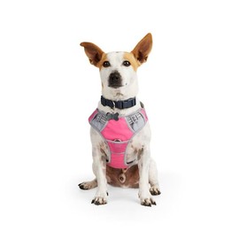 EveryYay Front Walking Reflective Dog Harness, Pink, Medium