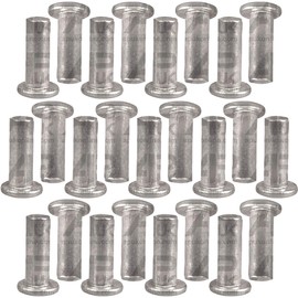 APUK 25x Solid Aluminium Flat Head Rivet M4 x 11mm Universal Sheet Metal Brake Lining