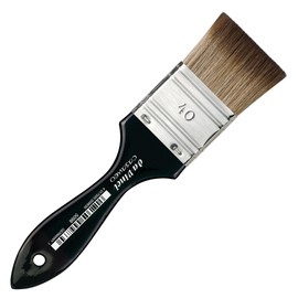 da Vinci, CASANEO, Wide Brush, Synthetic Fibres, Artist's Brush, Watercolour Painting, Liquid Acrylic Paints, Made in Germany, Wide, Size 40