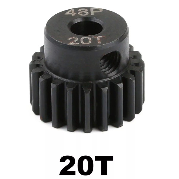 Powerhobby Hardened Steel 48P 5MM 20T Pinion Gear