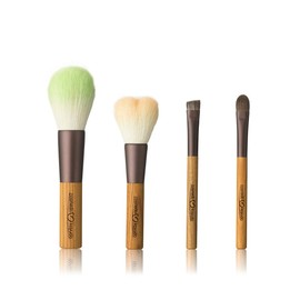 Cosmetics & Koyudo NG-G040C Kumano Brush Makeup Brushes Set, 4 Pieces, Natural Taste Series