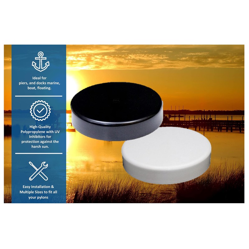 JSP Manufacturing Marine Dock Piling Cone Cap Boat Pylon Edge