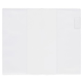 Midori 49359006 – Crystal Clear Plastic Case for Notebook, size M