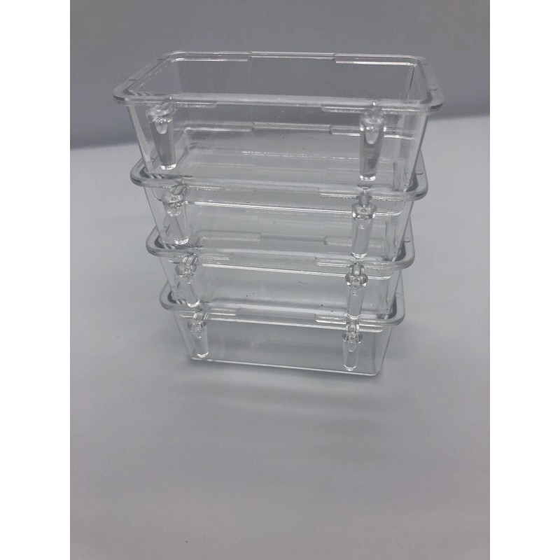 Fit Fly Parakeet Feeder Seed Water Small 3 oz Clear