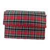 Colorful Maasai Shuka African Throw Blanket - Colour: Plaid Red