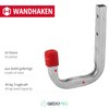 Gedotec Wall Hook Garage Metal Hook Workshop | Heavy Duty