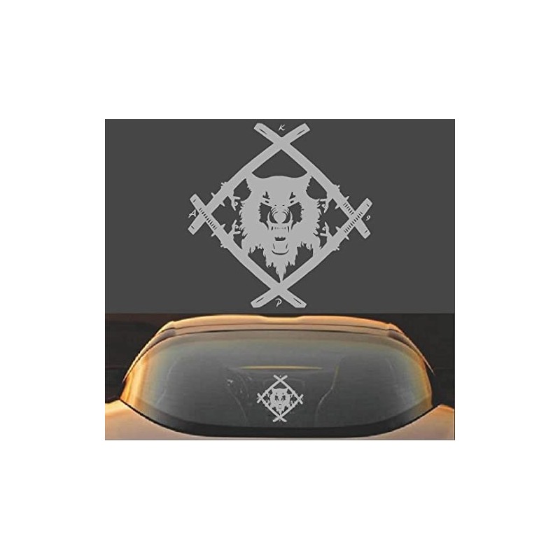 Xavier Wulf Hollow Squad Vinyl Decal Sticker (12 x 12