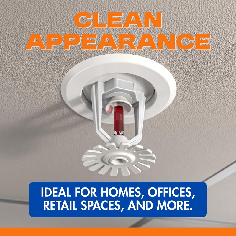Retrofit Recessed Fire Sprinkler Escutcheon 1/2 in. IPS - Split