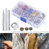 Snap Fastener Kit Metal Press Stud Leather Tich Button Tool