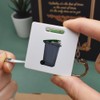 Azeeda 'Wheelie Bin' Keyring Tape Measure/Spirit Level Tool (KM00028211)
