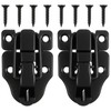 2 Pack Small Hasp Latches for Wooden Boxes Toggle Tool