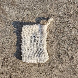 Linen foam soap mesh pouch, 1 piece, see detailed page / 린넨 거품 비누망 파우치, 1개, 상세페이지 참조