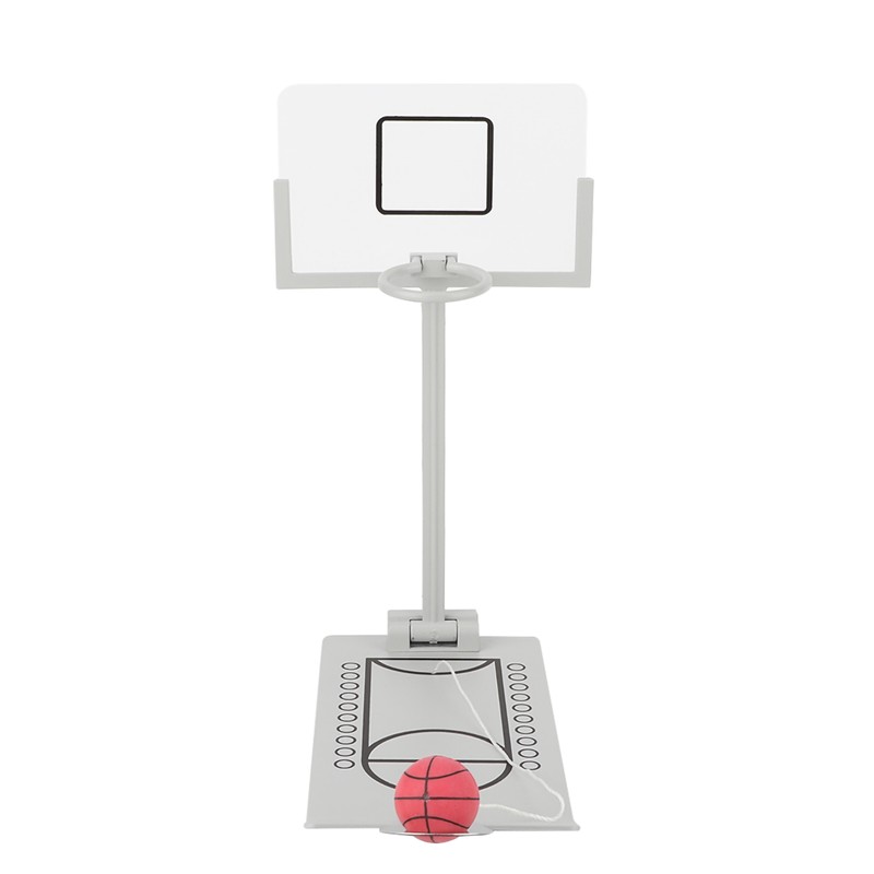 Miniature Office Desktop Ornament Decoration Basketball Hoop Toy Board Game
