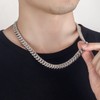 Dankadi Italy Solid 925 Sterling Silver Miami Cuban Link Chain
