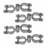 FENCINGKART Chain Link Fence Gate Hinge Kit,1-5/8 x 1-5/8 inch