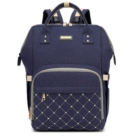 Diaper Bag Backpack, Diaper Bags for Baby Girls Boys, Baby Bags for Moms Dads, Baby Nappy Changing Bag with Insulated Pockets,Multi-functional Waterproof Backpack with Stroller straps-Blue