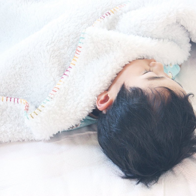 Pecora Two - Sided Fluffy Boa Blanket with Sheep -