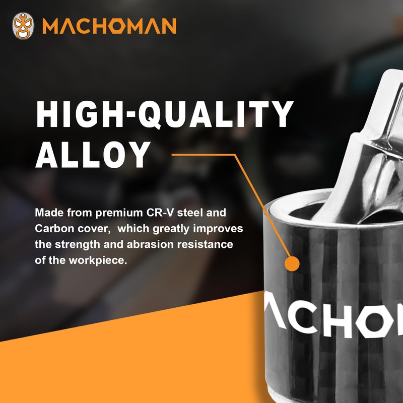 MACHOMAN Swivel Socket Wobble Adapter Extension, Socket Drill Adapter 1/4"