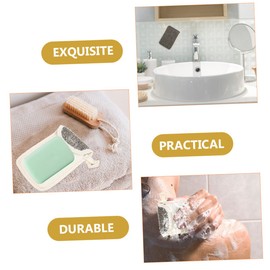 Healvian 4pcs Portable Soap Pouches Exfoliating Mesh Soap Bags for Bath Shower Convenient Drawstring Design for Easy Storage and Bubble Creation for Home and Hotel Use