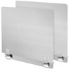 Ferraycle 2 Packs Stainless Steel Fryer Splash Guard Commercial Side