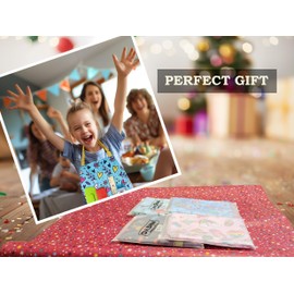 DASHN PRODUCTS Kids Apron - Hearts - Dual Pockets - chef kitchen cooking garden artist painting cleaning baking pottery gift boys girls