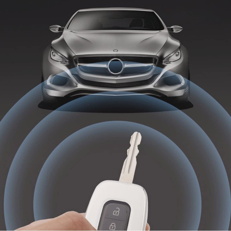 Z.MYUKI Key Case with Key Ring for Dacia Sandero Stepway