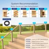 RiaYer 20 Pack Cable Railing Kit QuickLock,Invisible 180° Adjustable Right&Left