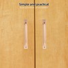 Gadpiparty 2pcs Aluminum Alloy Barn Door Handle Ergonomic Kitchen Pull