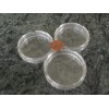 Millipore 3 pieces millipore 47mm clear plastic petri dish &