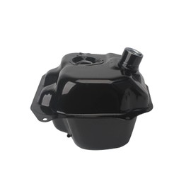 Minho Motorcycle Scooter Gas Fuel Tank in Iron Material Compatible with Chinese GY6 50CC Scooter Mopeds Taotao ATM50,Black Color Zhongneng wolf