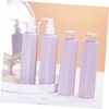 OHPHCALL 3pcs Travel Bottles Refillable Squeezable Containers Leakproof Shampoo Conditioner