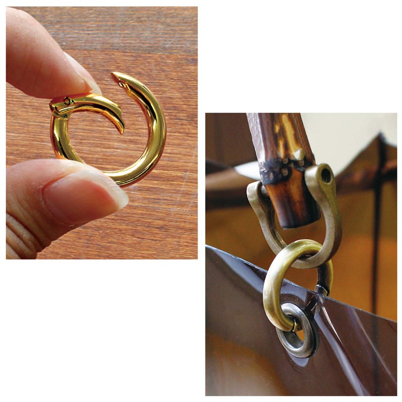 Nippon Chuko Mini Round Carabiner 25mm Outer Diameter 17mm Inner