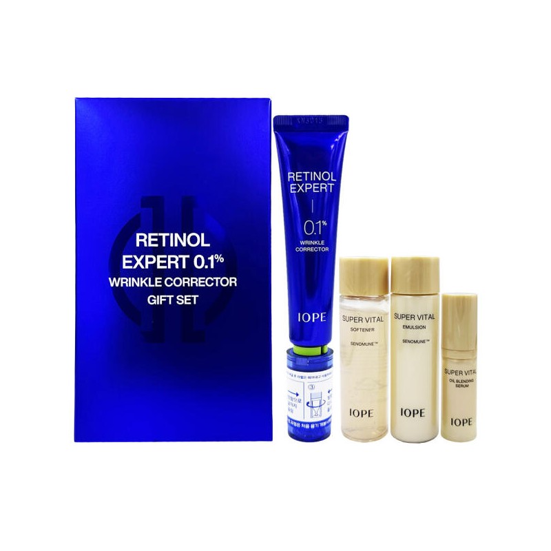 Iope 아이오페 레티놀 엑스퍼트 0.1% 링클 코렉터30ml 세트 항산화앰플 IOPE