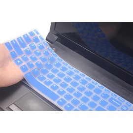 Silicone Keyboard Skin Compatible for Lenovo Yoga 7 7i 2-in-1 15.6/16 inch, Lenovo ideaPad 3 3i 5 5i 15.6", Lenovo ideaPad Flex 5 15IIL05, ThinkBook Gen G4 G3 G2 15p, ideaPad Slim 7 15.6" (Blue)