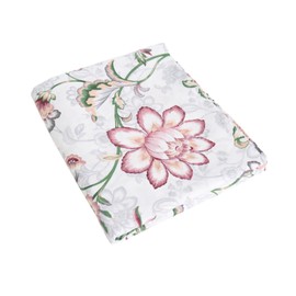 Pattern Flat Bed Sheets California King Size Floral Printed Cotton Flat Sheets Hotel Quality Top Sheet for Bed Machine Washable