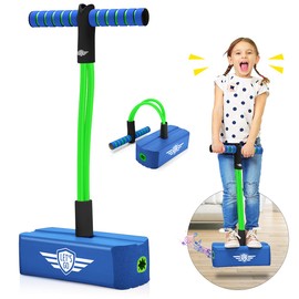 Toyzey Toys for 3 4 5 6 7 8 9 10 11 12 Year Old Boys, Pogo Stick for Boys Outdoor Garden Toys for Boys Age 3-12 Birthday for 3-12 Year Old Boys Girls Autism Toys Navy Blue