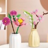 YICHENZHAOXING Mini Bricks Artificial Flower Bouquet Building Sets，DIY Simulation Plant