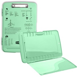 Bedside Warrior Nursing Clipboard with Storage - Pockets for CAREPLAN Material - Clipboard Nursing Organization - Nurse Clipboard with Storage and Nursing Clip Board - Perfect for Nursing School!