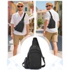 BROTOU Chest Bag Shoulder Bag Men's Shoulder Bag Small Sling