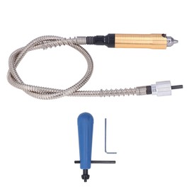 Flex Shank Extension Chuck Key Adapter Flexible Attachment for Electric Drills Compatible Rotary Grinder Tool Spare Parts for Polishing, Engraving, Drilling, Cutting