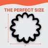 Daisy Flower Cookie Cutter with Easy to Push Design (3.5
