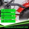 XIKOBY 212cc Exhaust Pipe Kit Compatible with Predator 212 196cc