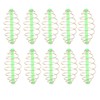 Alomejor 10PC Bait Thrower Fishing Feeder Spring Coil Inline Method