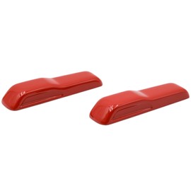 Distinction Applied Hood Bumper Cover for Jeep Wrangler JL/Gladiator | OEM color match | Designed and painted in the USA (Fire Cracker Red)