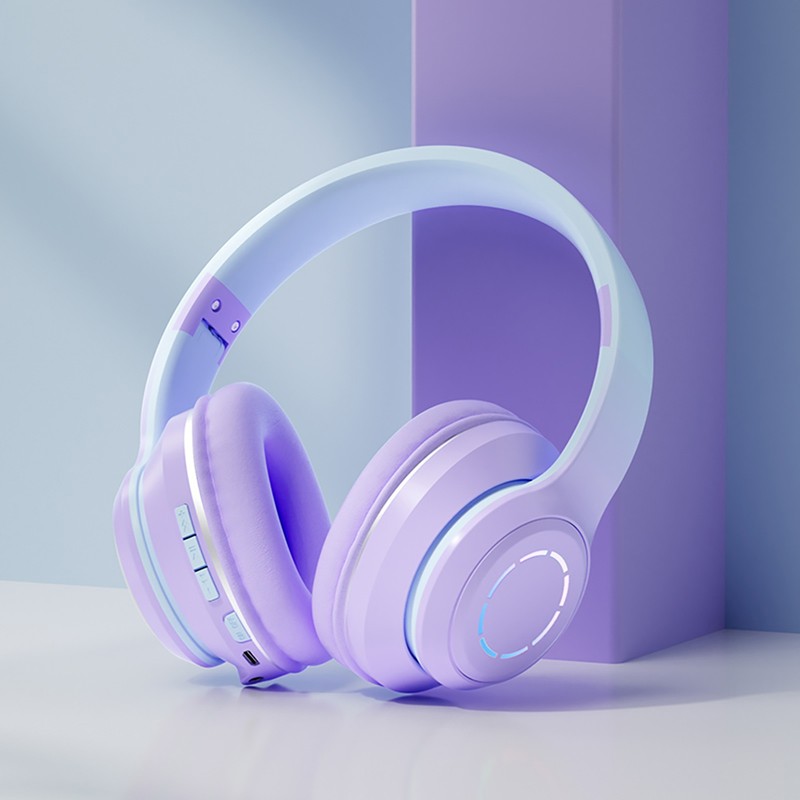Wireless Headphone Long Play Time and Fast Charging Foldable Bluetooth