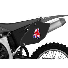 Biomar Labs® Race Number Car Moto Vinyl Sticker Great Britain England UK National Flag Sticker Motorcycle Motocross Motorsport Racing Number Tuning 4, N 294