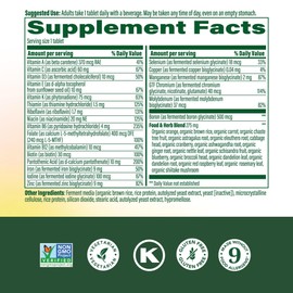 MegaFood Womens Multivitamin One Daily - Multivitamin for Women - Vitamin C, Vitamin D, Iron & B Vitamins - Bone, Energy Metabolism & Immune Support - Vegetarian, GlutenFree - 60 Tablets, 60 Servings