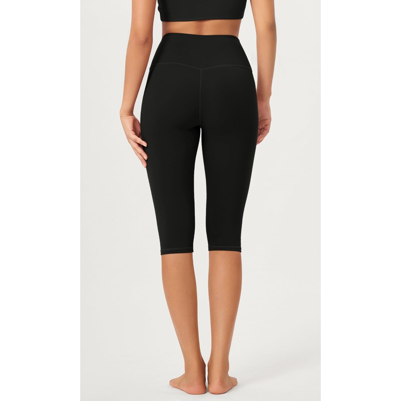ODODOS Buttery Soft Lounge Yoga Capris for Women 14" High
