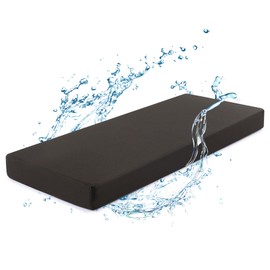 BALAPET Waterproof Sauna Seat Cushion, Thick High-Density Foam Heat Insulation Mat for Sauna Bath House Shower Room, Sauna Accessories for Infrared Sauna Resting(Brown)